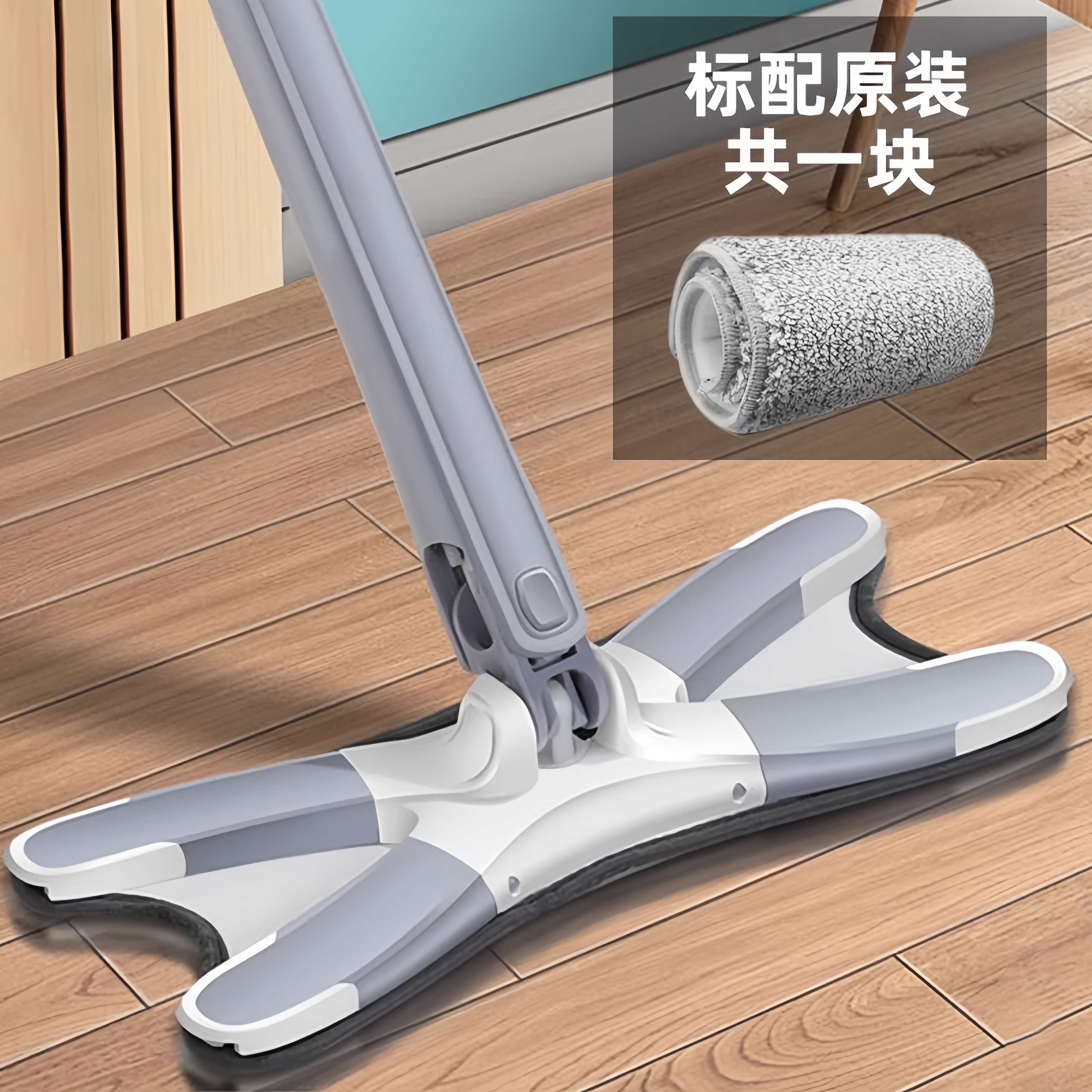 德国进蝴蝶拖把家用一拖净口彷手自拧水免手洗2025新款大平板托帕