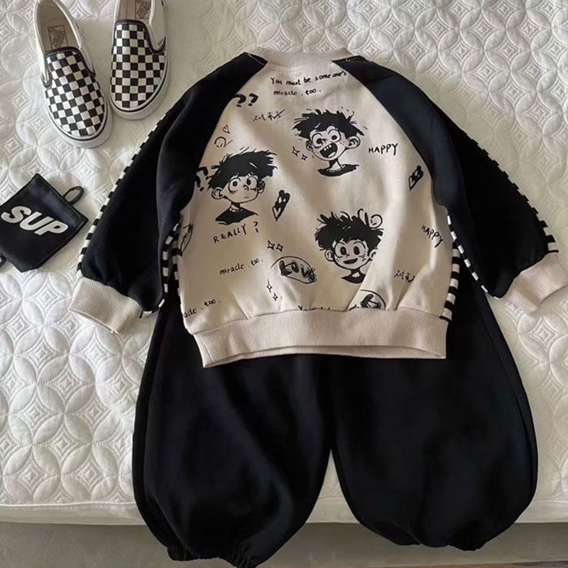 儿童冬季新款加绒加厚卫衣