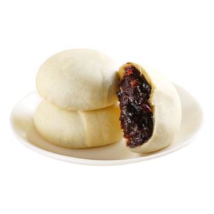 血糯米红豆山药饼五黑营养早餐米饼面包代餐零食软糕点无蔗糖甜点