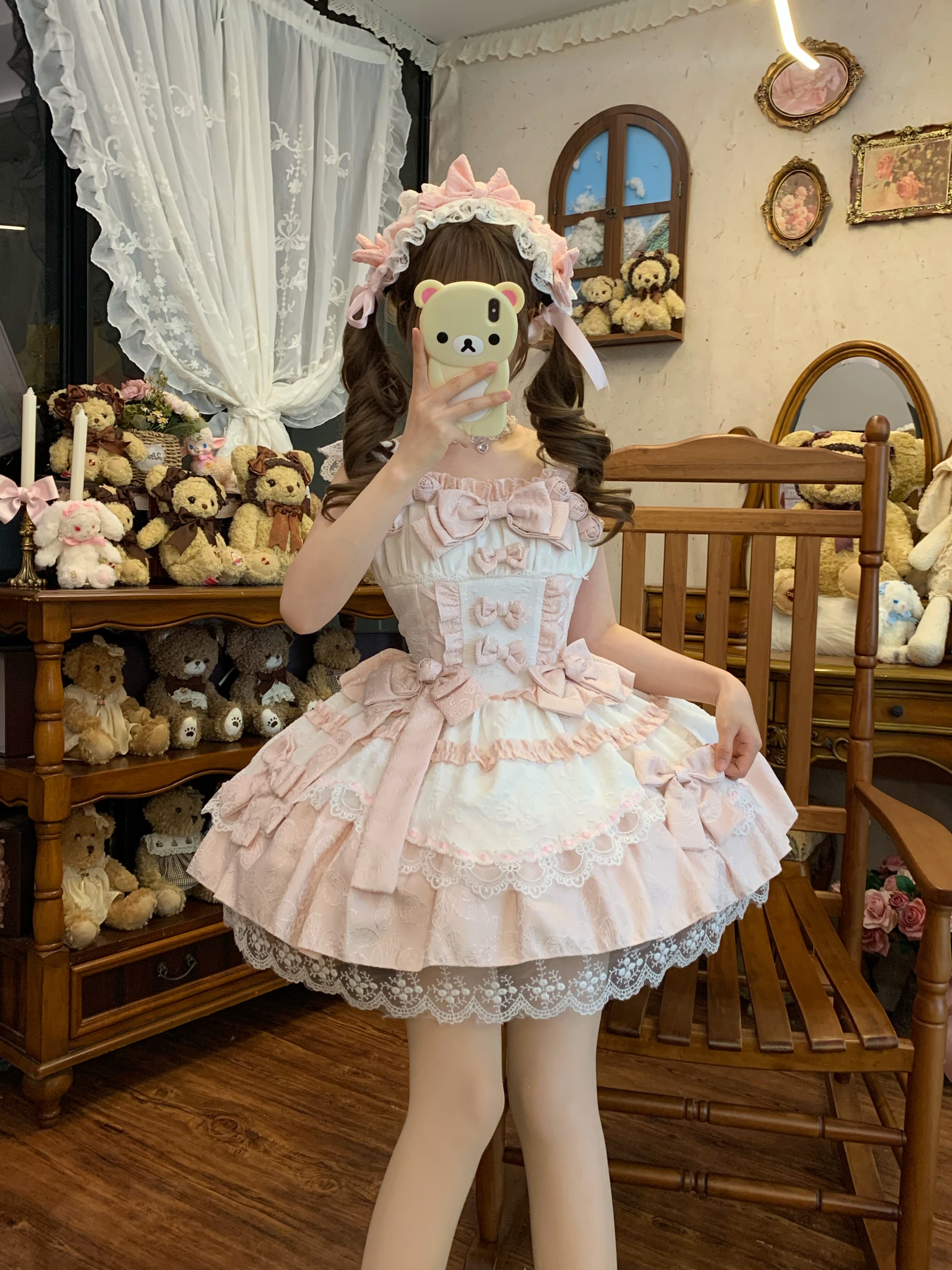 【白羽絮语】YoYo酱原创设计Lolita洋装doll感jsk吊带连衣裙夏季,模玩/动漫/周边/娃圈三坑/桌游,lolita洛丽塔连衣裙,淘宝优惠券,粉丝福利购,淘宝优惠卷