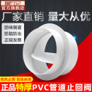 PVC圆形管道止回阀卫生间浴霸换气排气扇止逆阀单向止烟阀 瞳行记