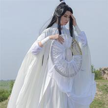 天官赐福白衣谢怜cos服装斗笠假发女学生版太子悦神同款超仙便宜