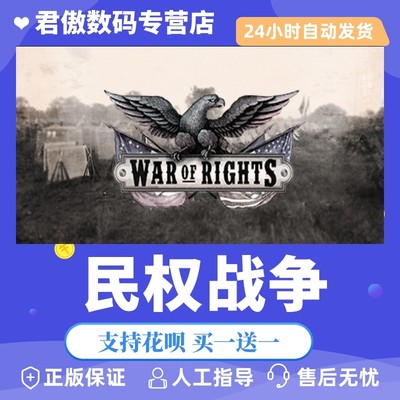 Steam PC正版 游戏 民权战争 War of Rights 君傲数码