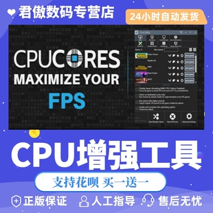 Steam Maximize 游戏 君傲数码 PC正版 CPU增强工具 FPS CPUCores Your