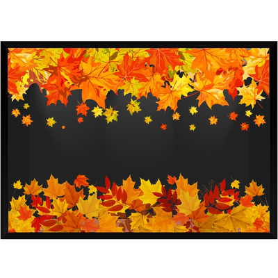 秋天底纹大型静电玻璃贴膜