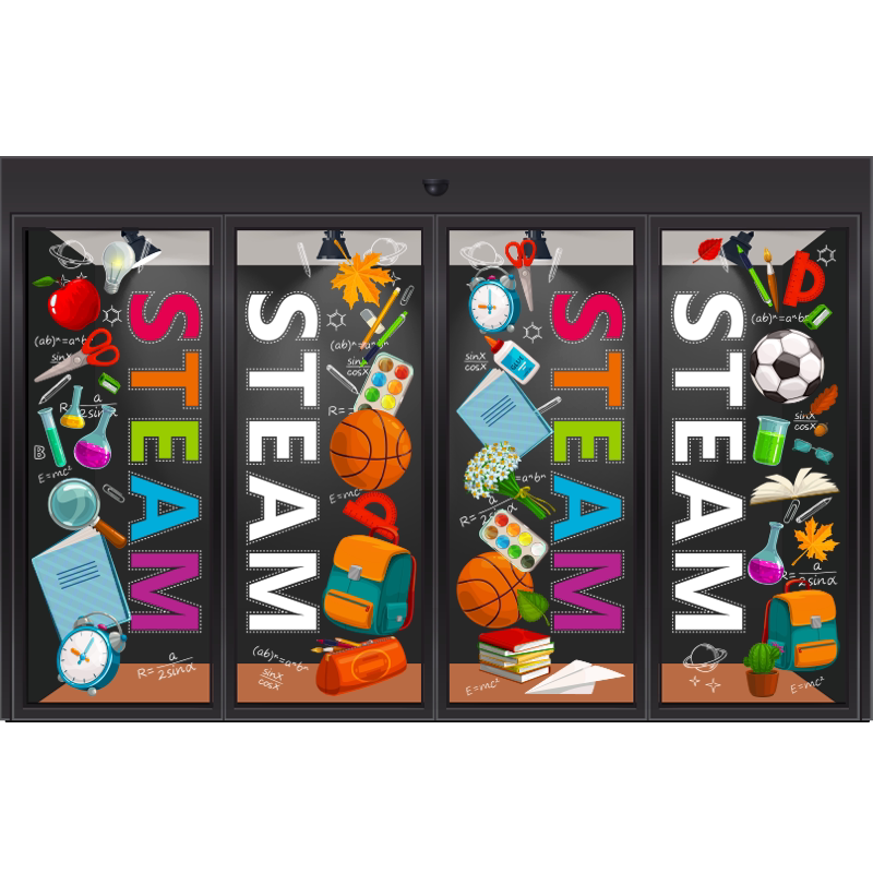教育STEAM静电玻璃贴膜