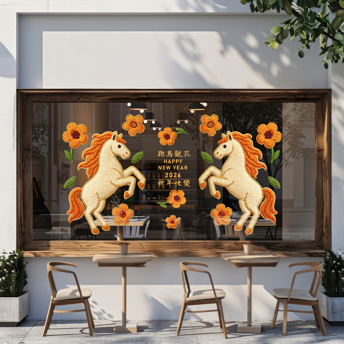 数码微喷 正反同色 静电无胶 整张黏贴