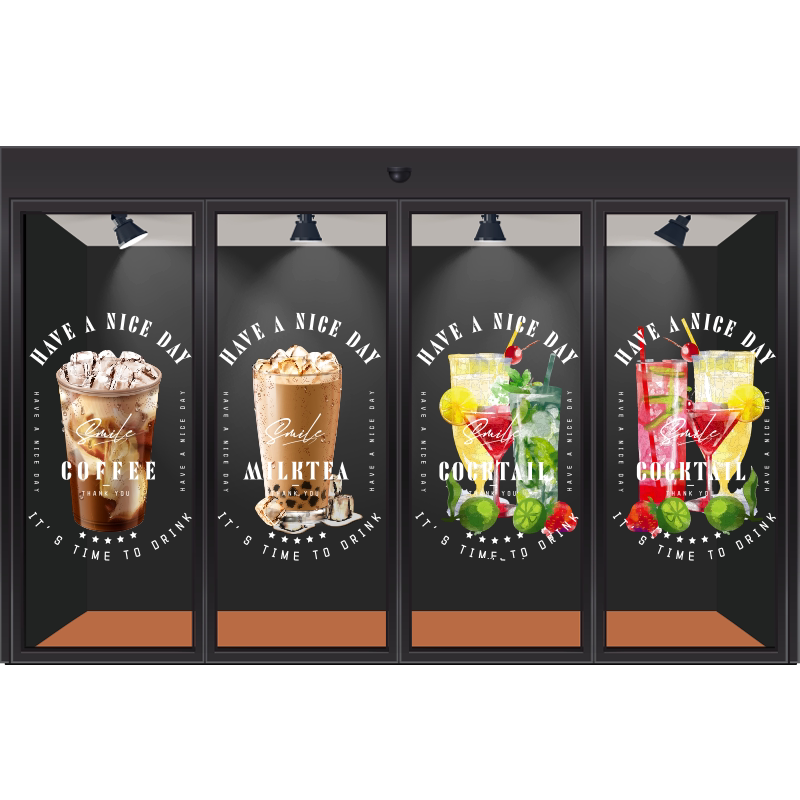 啤酒玻璃海报贴画ktv橱窗西餐厅