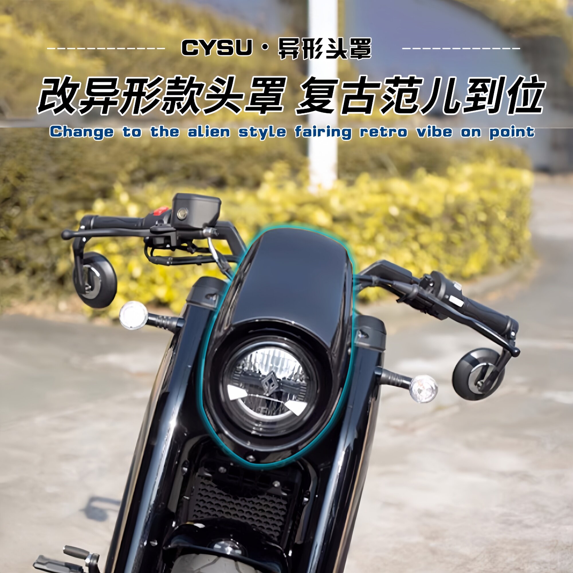 奔达拿破仑450改装猪头罩