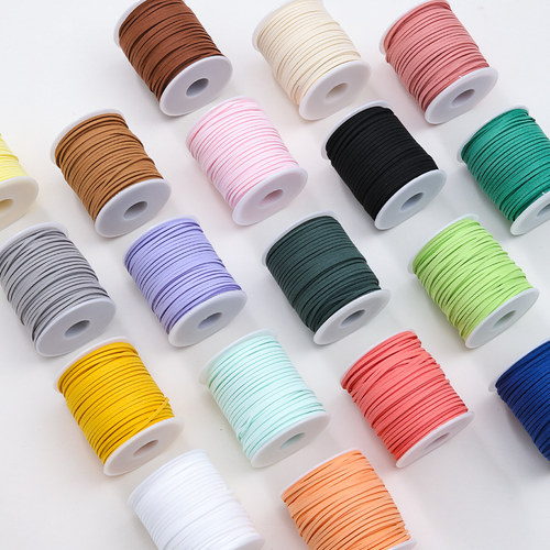 鹿绒绳鹿皮绳鲜花包装花束扎带