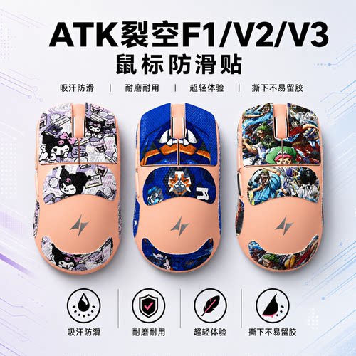 适用ATK裂空F1系列防滑贴可定制