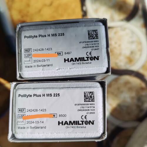 议价汉密尔顿Polilyte Plus H MS 225电极，2可维修