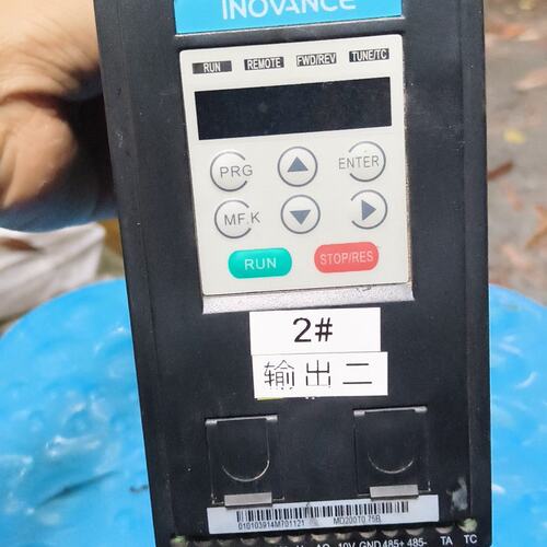议价汇川MD200T0.75B变频器，0.75kw/380V，二可维修