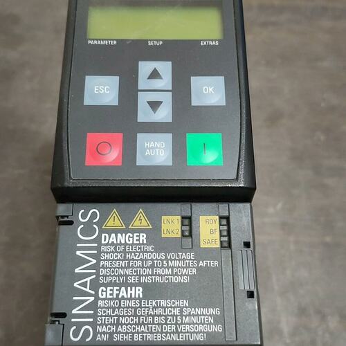 议价变频器，型号6SL3210-1KE12-3UF2，如图可维修