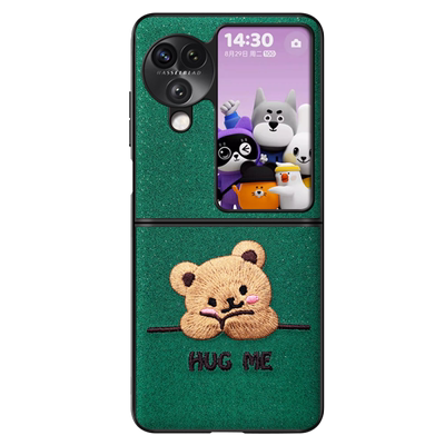 oppofindn3flip牛皮小清新手机壳