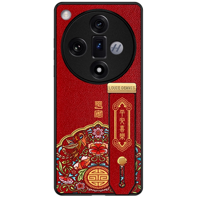 oppofindx7真皮国潮手机壳送膜