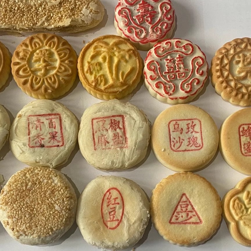 天津特产大桥道白皮糕点500g枣泥豆沙百果传统老八件木糖醇无糖