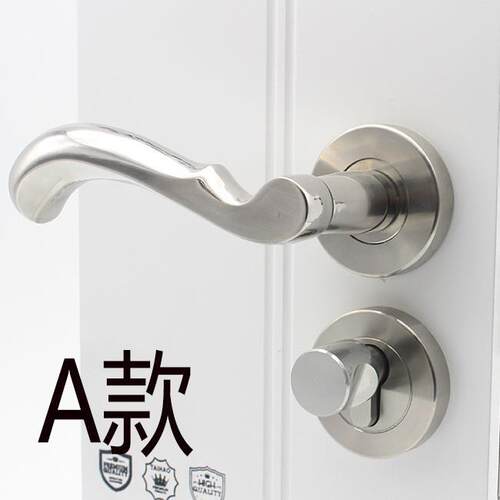 58静音尚大时气 室内房门卧室门锁 纯不锈钢58分体锁 机械锁具
