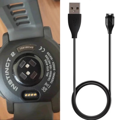 适用佳明GARMIN本能Instinct2/2s SOLAR智能运动手表充电器数据线
