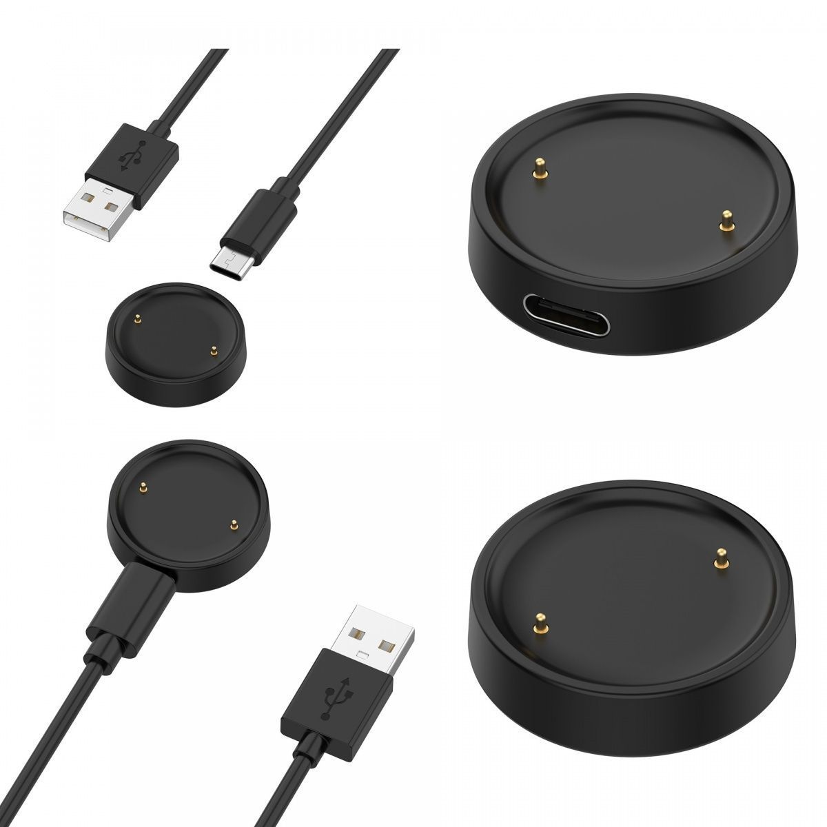 适用于华米AmazfitActive2跃我A2435充电座+BiP6充电器