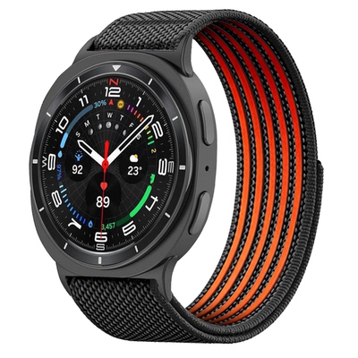 适用于三星watch8/9透气尼龙表带