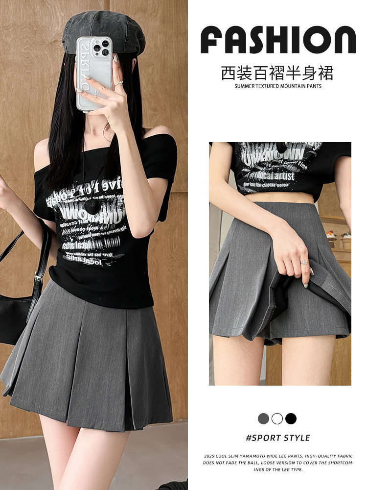 高尔夫短裙女士裙子四季户外运动服装GOLF球服女裙百褶裙半身裙