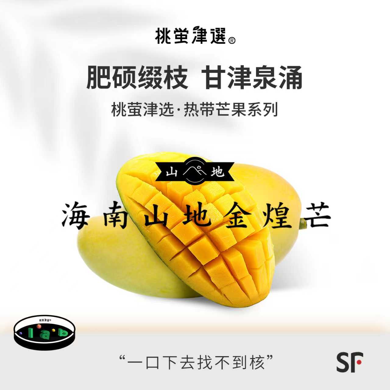 桃萤津选 海南山地金煌芒 纯正台湾引种 低纤维纸片核 礼盒装 SF