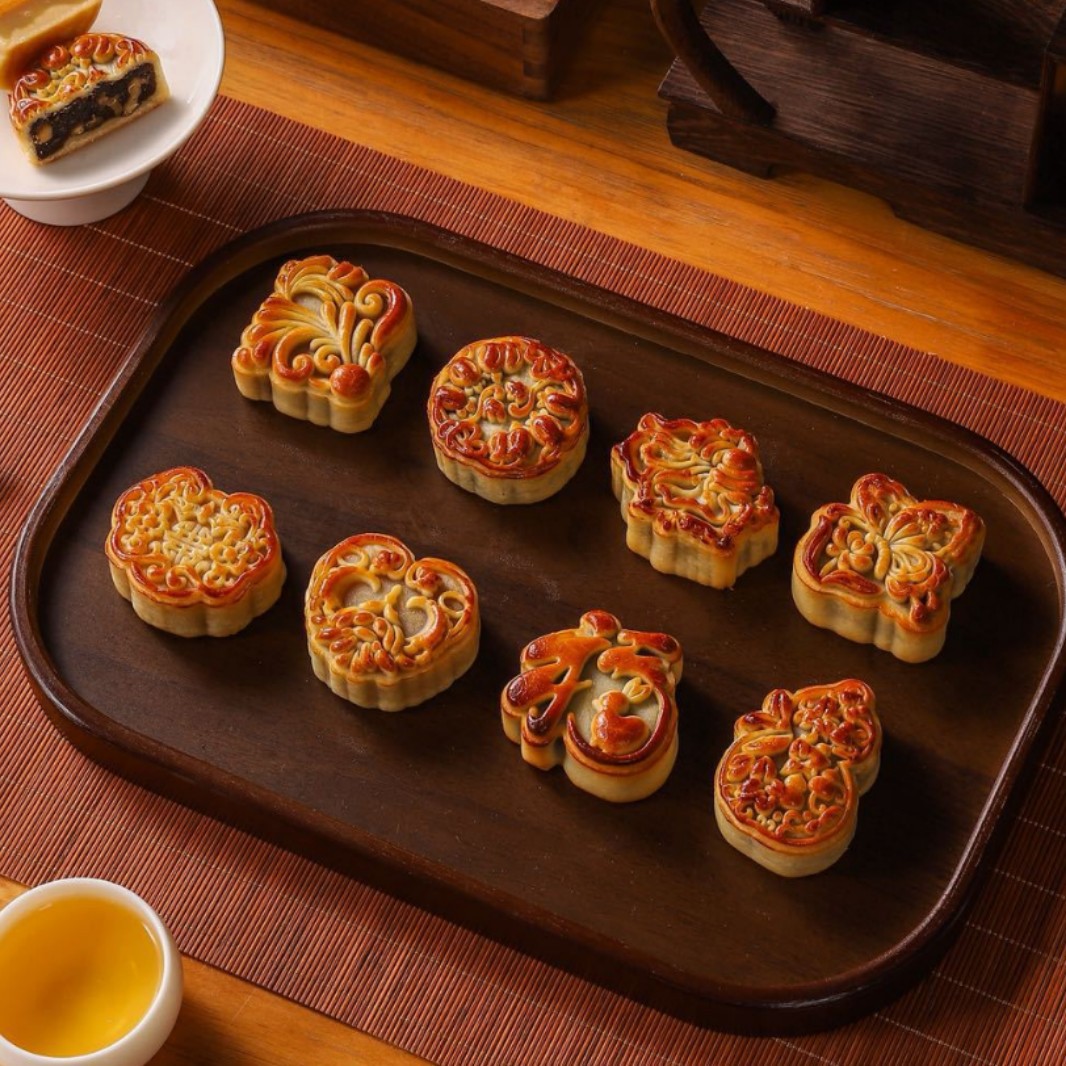 中秋精品杂粮广式月饼散装图片