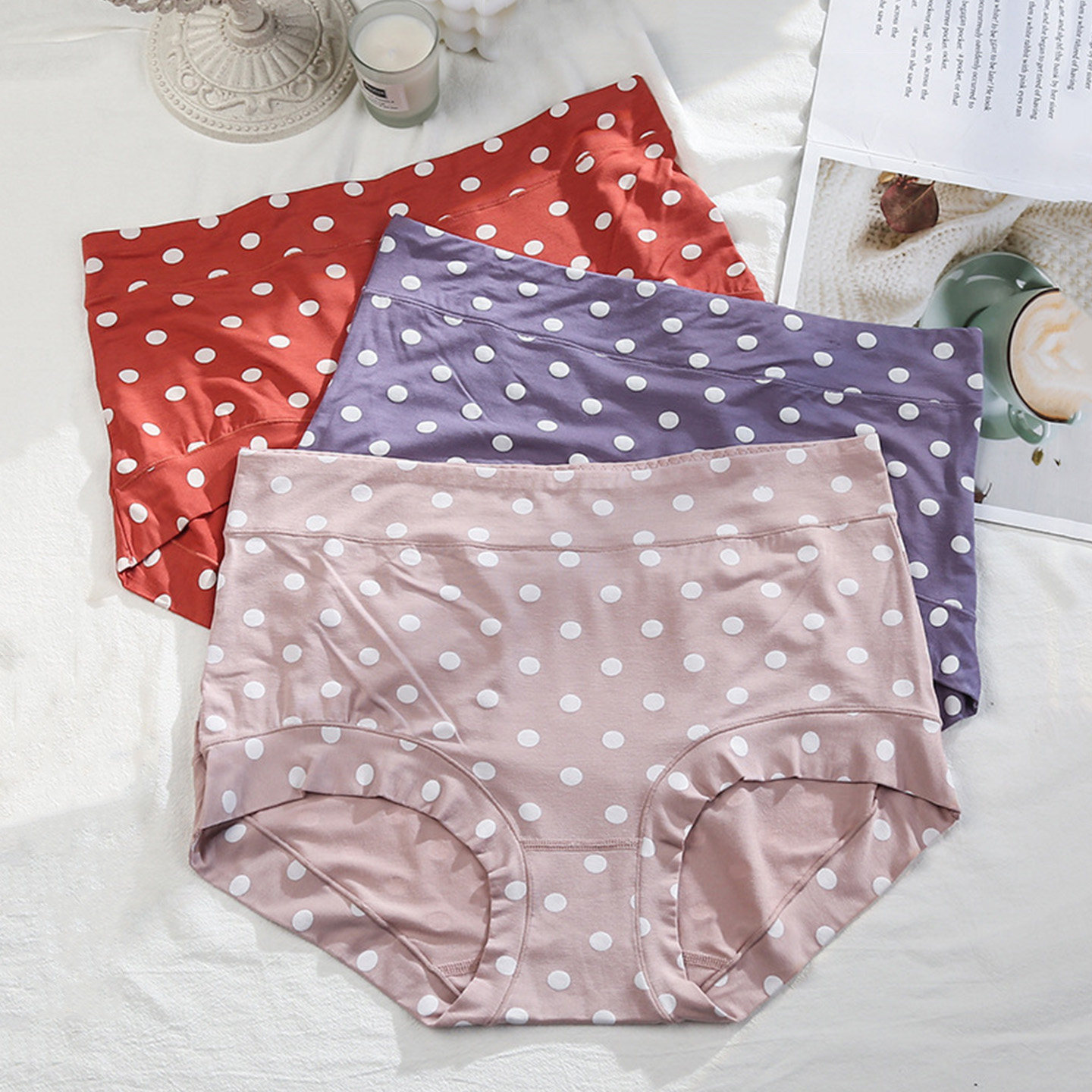 大码内裤女胖mm200斤莫代尔中高腰2026新款纯棉裆无痕透气三角裤,女士内衣/男士内衣/家居服,女三角裤,淘宝优惠券,粉丝福利购,淘宝优惠卷