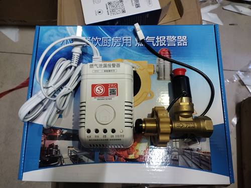 煤气泄漏报警器餐饮饭店液化气罐泄露自动断气丙烷燃气切断阀商用