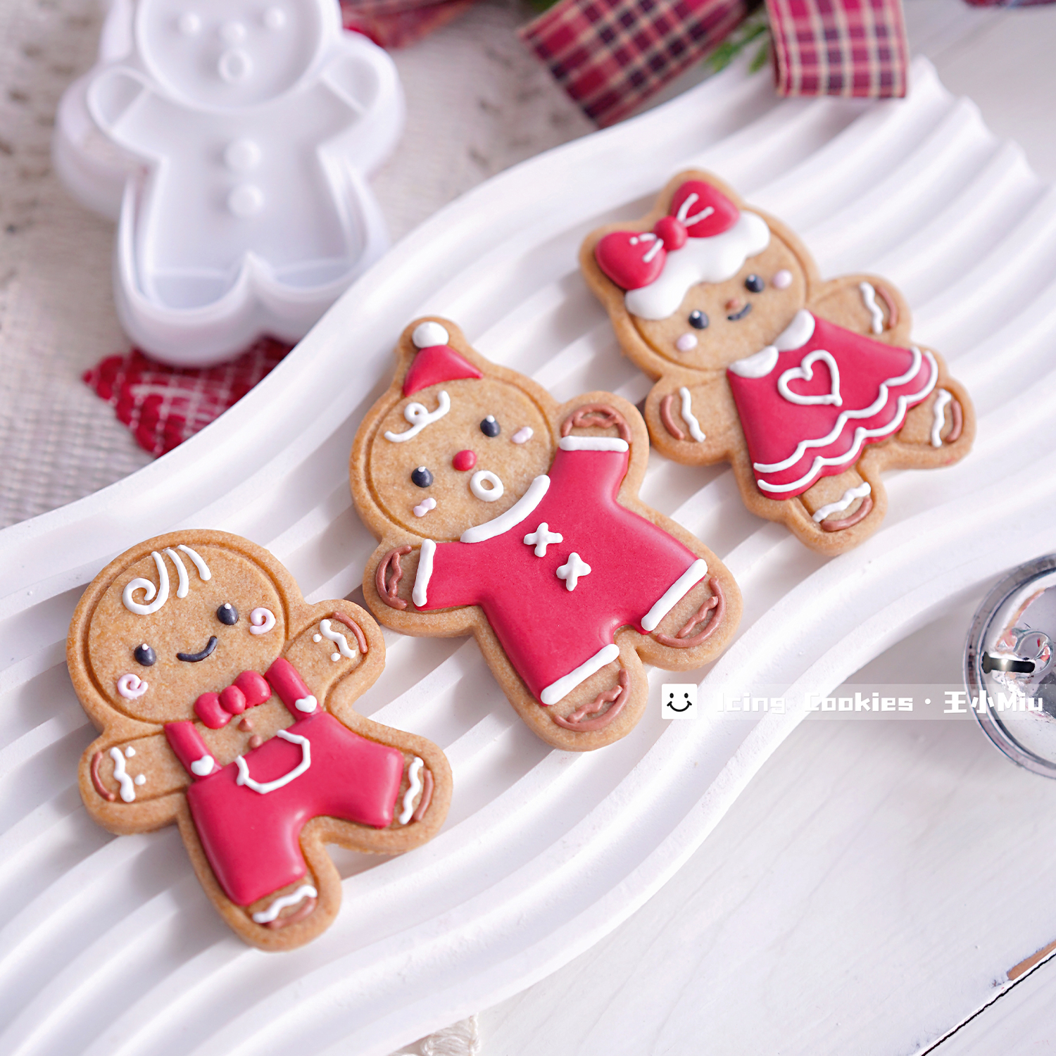 卡通圣诞万圣姜饼人糖霜饼干模具