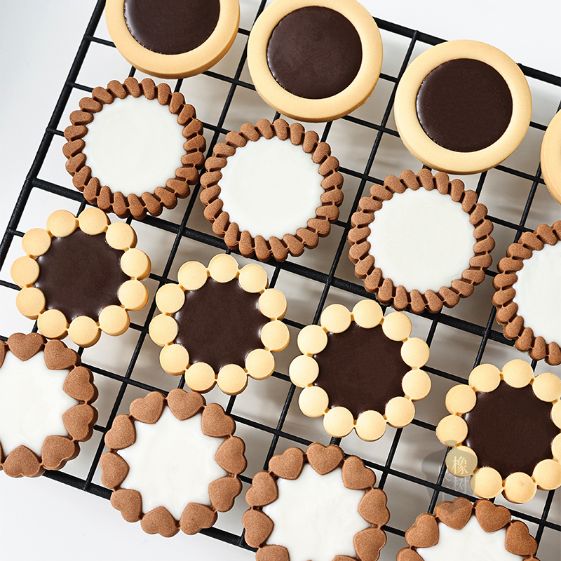 情人节巧克力夹心DIY饼干模具