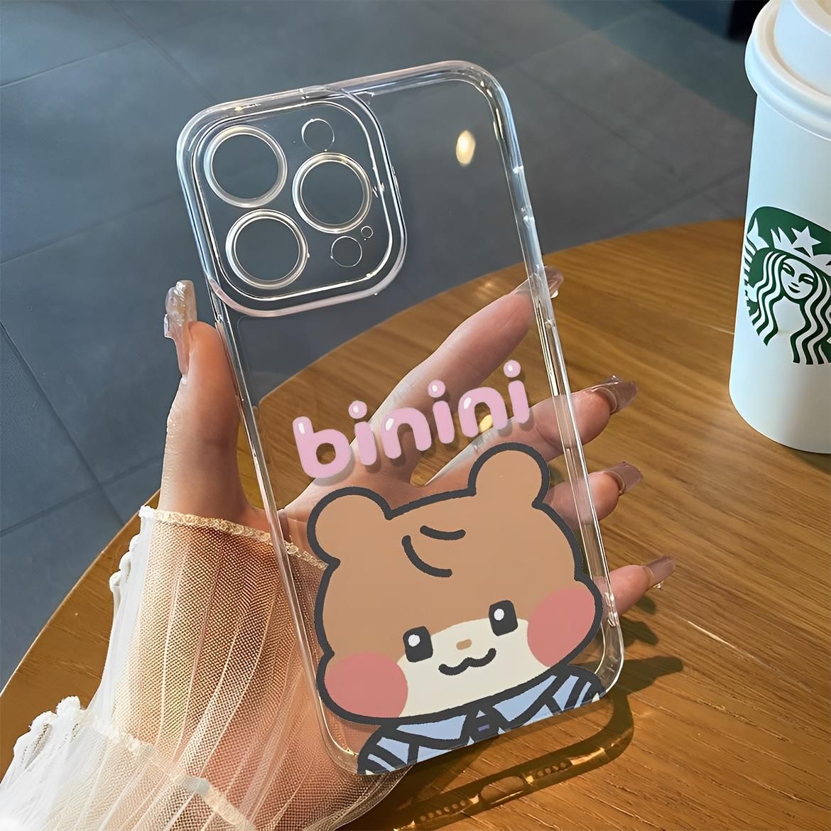 BININI成韩彬同款手机壳适用苹果16pro/iPhone15Promax/vivo/oppo华为小米14荣耀13/12/11/X/10/XS/XR/8/7/6S