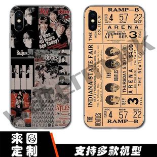 披頭士樂隊手機殼甲適用蟲蘋果16pro搖滾華為pura80音樂iPhone15Promax小米14 vivo周邊OPPO x榮耀