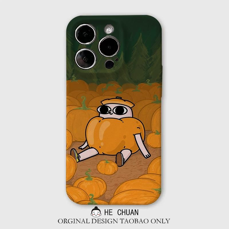 偷南瓜手机壳韩系适用苹果16pro华为pura80/iPhone15Promax小米14/vivo周边OPPO/13/12/11/x荣耀红米同款mate
