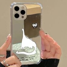 郑容和同款手机壳毁灭恐龙适用补妆苹果16pro胶华为pura80/iPhone15Promax小米14/vivo周边OPPO/13/12/11/x荣