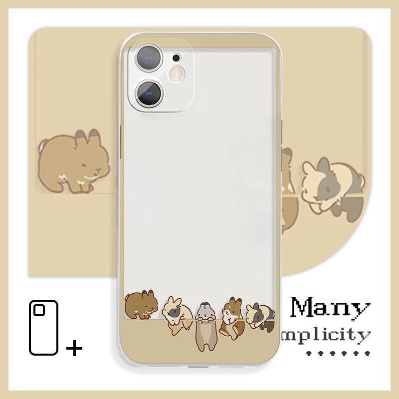 兔子相框手机壳小清新适用设计感苹果16pro/iPhone15Promax/vivo/oppo华为小米14荣耀13/12/11/X/10/XS/XR/8/