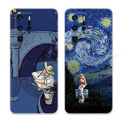 画家手机壳梵高适用油画星空苹果16pro可爱恶搞文艺华为pura80/iPhone15Promax小米14/vivo周边OPPO/13/12/11