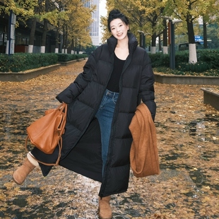 高级感炸街大被子羽绒棉服 新款 长款 过膝加厚宽松外套女2025秋冬季