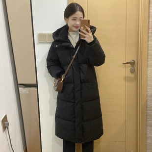 日系百搭学生加厚外套 新品 oversize保命长款 羽绒棉服女2025秋冬季