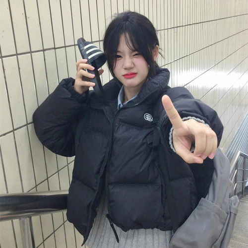 90白鸭绒短款羽绒服外套