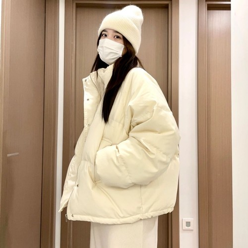 奶白高级感设计小众面包服外套