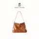 fiedlesissi 菲德茜茜竹节hobo包植鞣皮单肩斜跨包大容量托特包女