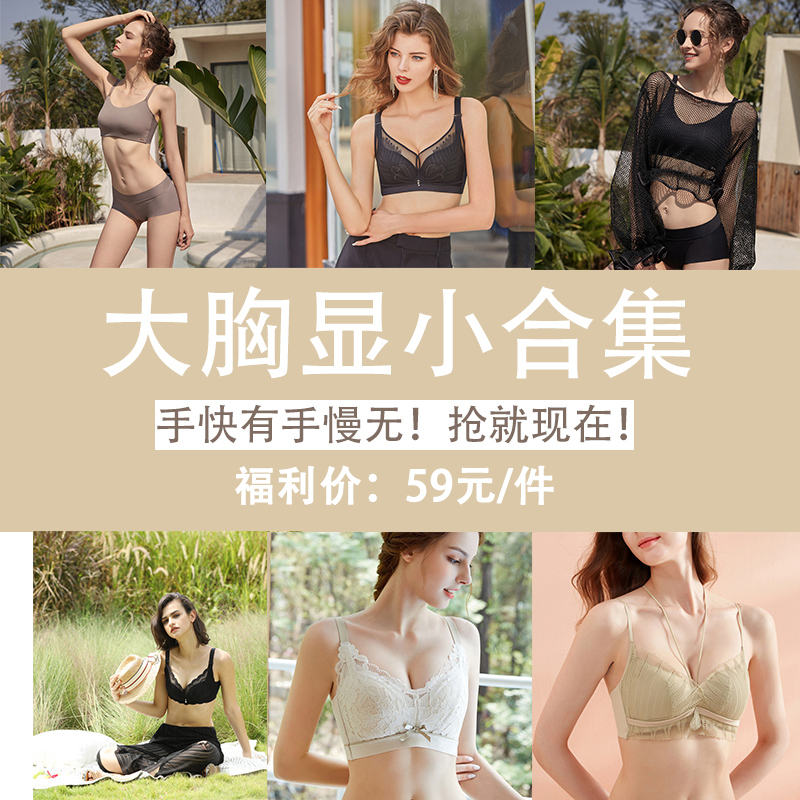 【断码清仓】普岚度内衣女大胸图片