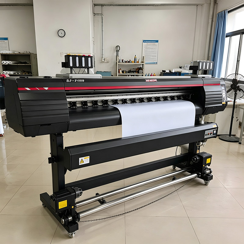 世纪风7162户内外写真机i3200双喷头1.6mPU 皮革海报卷材打印机器