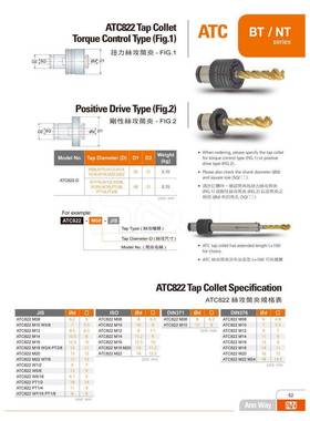 安威直柄伸缩攻牙刀柄直柄伸缩攻牙刀杆C-ATPC-ATP