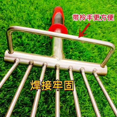ll赶海耙子不锈钢挖蛤蜊赶海海边沙滩拾贝工具铲刨花生神