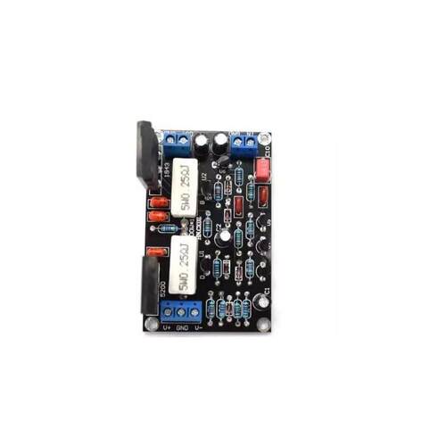 东芝拆机2SC5200+2SA1943单声道100W成品后级功放板 大功率单声道