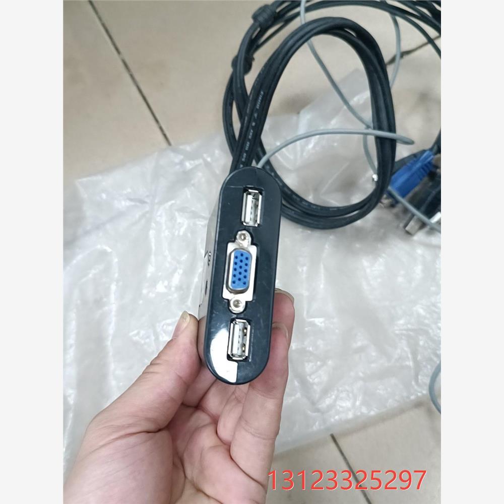 议价ATEN CS22U ATEN屏幕显示切换器 功能正常