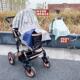婴幼儿安全座椅罩纱布推车罩防风防晒遮盖提篮宝宝车载遛娃神器